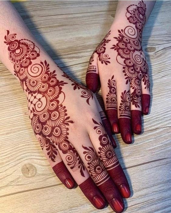 mehndi design arabic easy