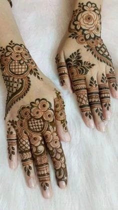 bridal mehndi design