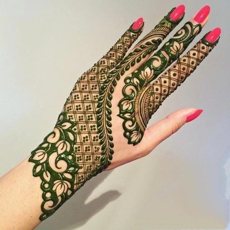 mehndi design arabic easy