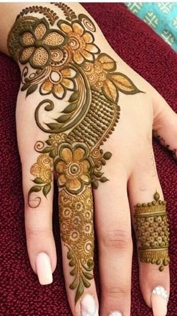 mehndi design for beginners