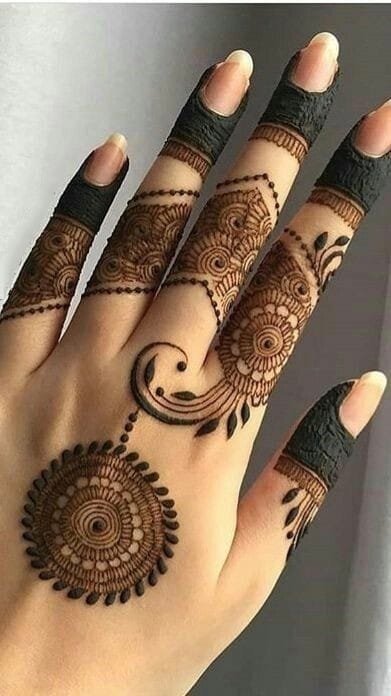 simple mehndi design new