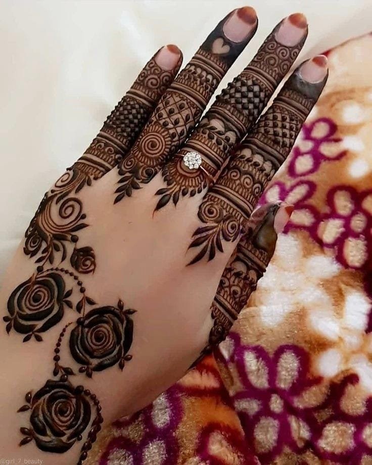 mehndi design for beginners