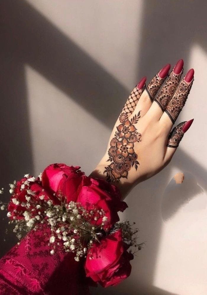 mehndi design for beginners