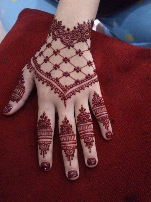 easy mehndi design