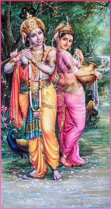 krishna radha pic dp