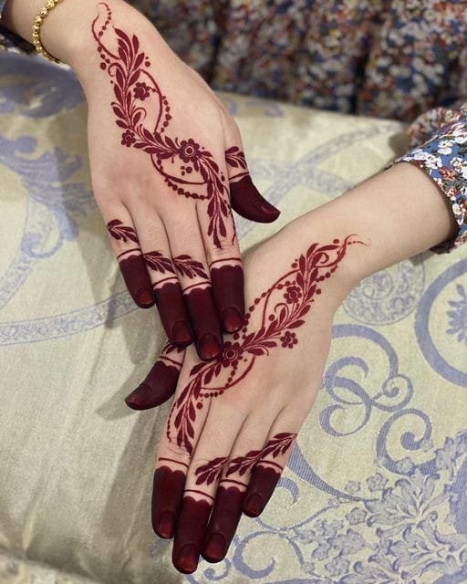 easy mehndi design