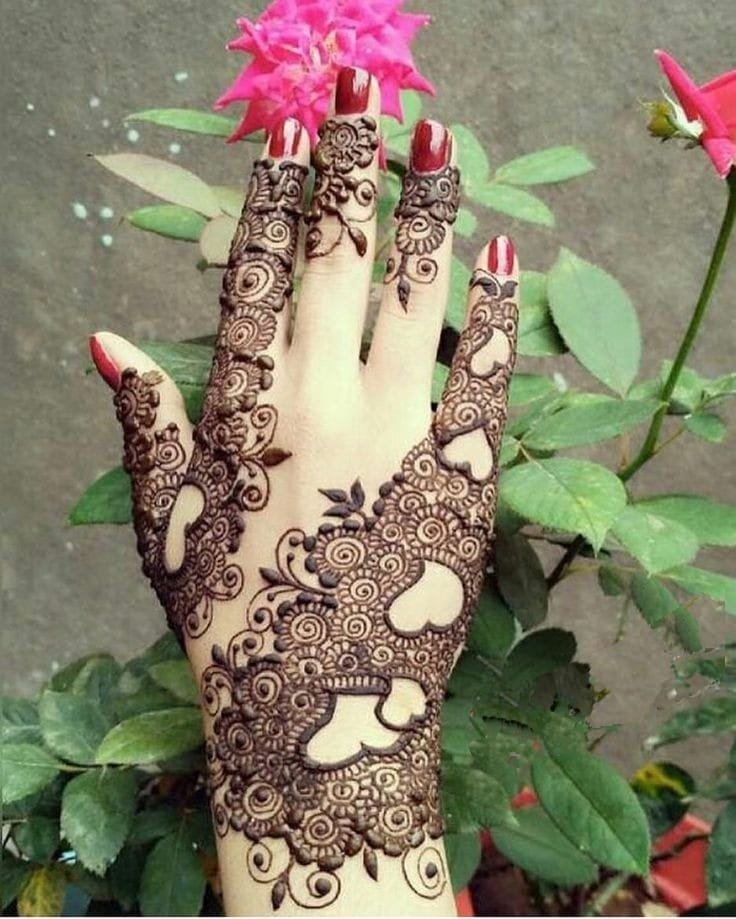 simple mehndi design 