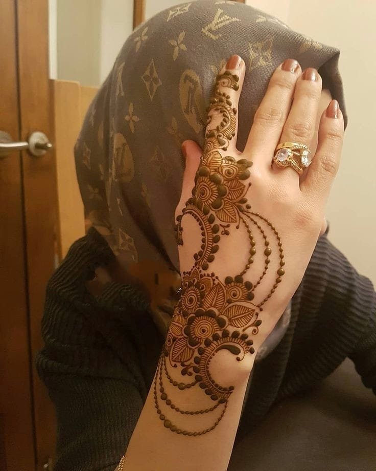 easy mehndi design