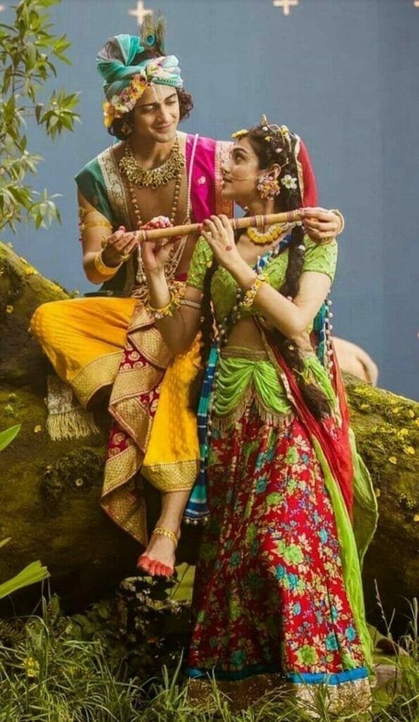 beautiful radha krishna serial images