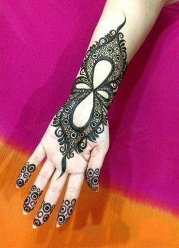 mehndi design easy and beautiful front hand