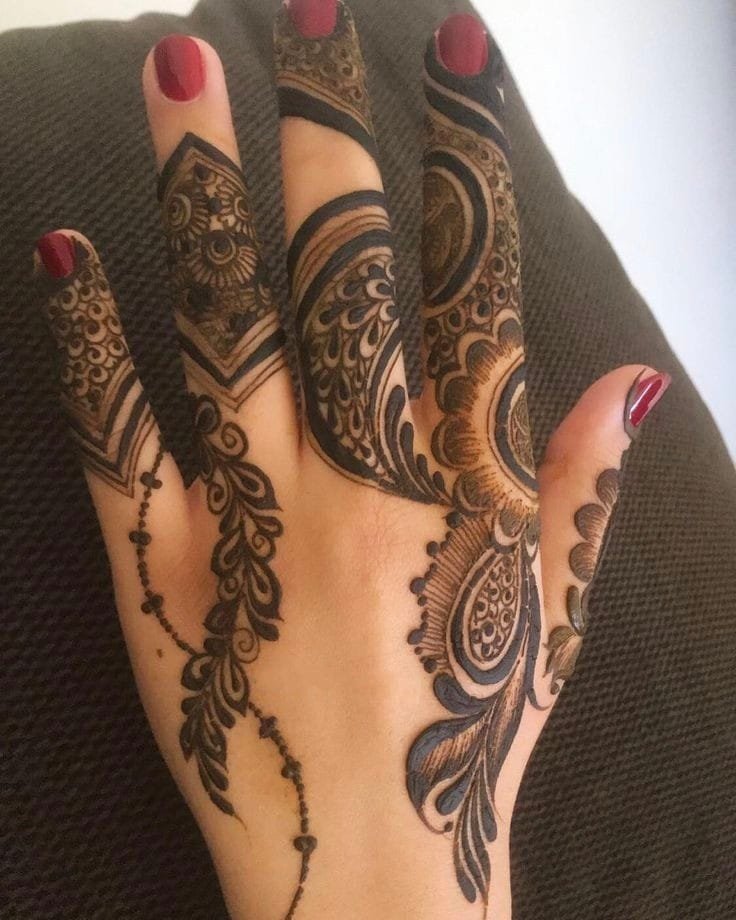 indian bridal mehndi design