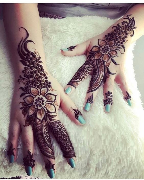 indian bridal mehndi design