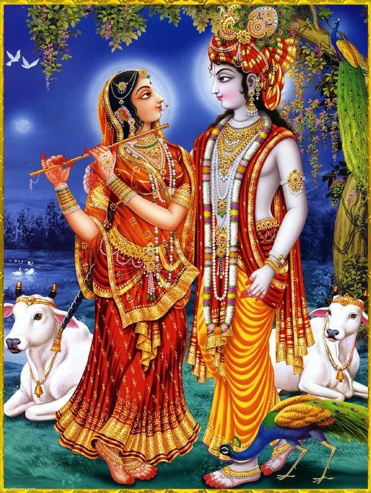 radha krishna clipart image