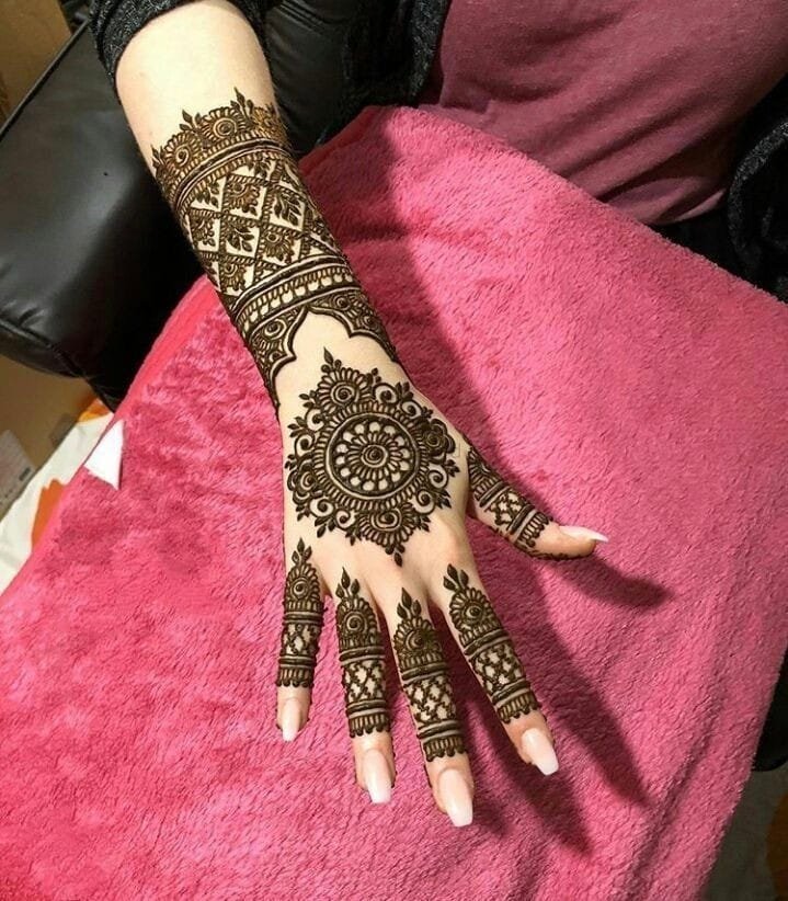 mehndi design dulhan