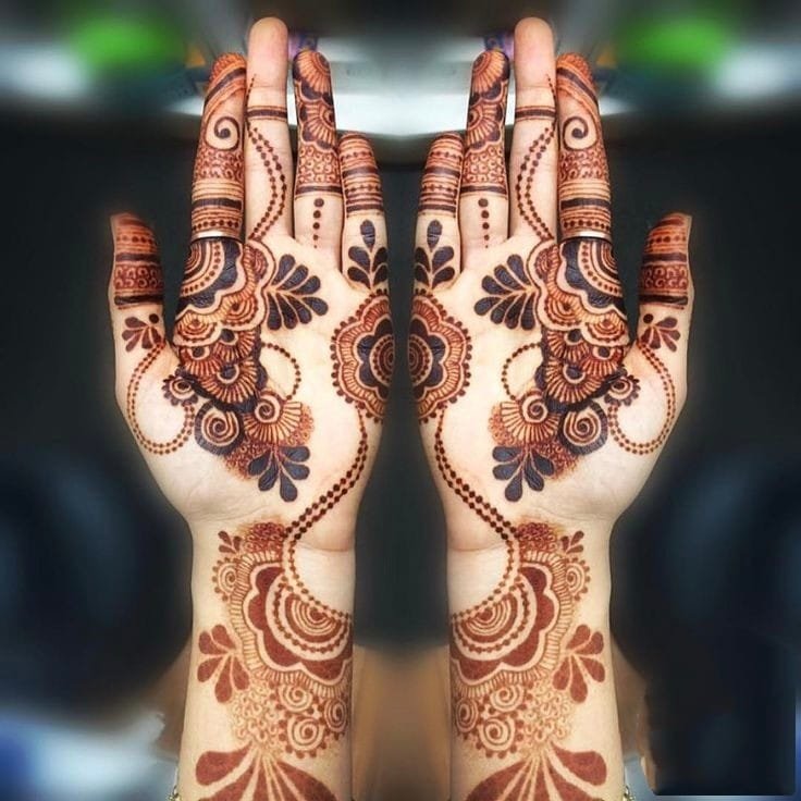 cute mehndi design