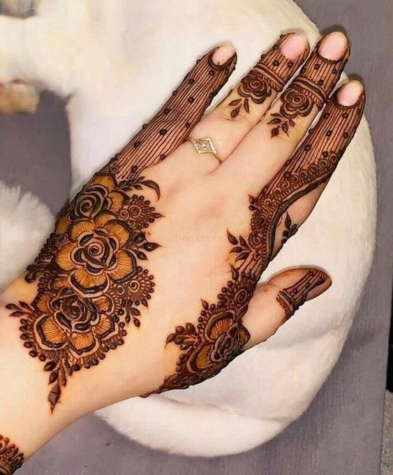 easy mehndi design