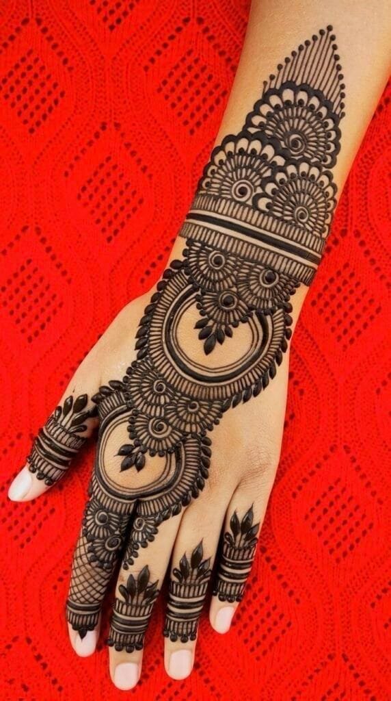 mehndi design easy front hand