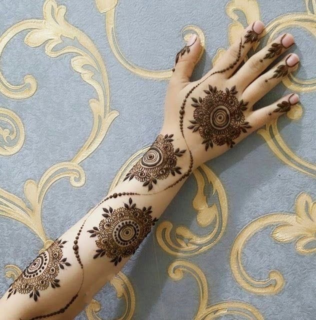 easy mehndi design