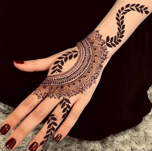 instagram mehndi design