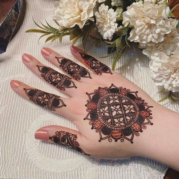 simple mehndi design