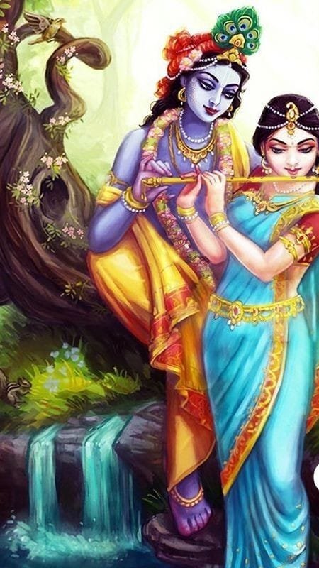 krishna radha couple images