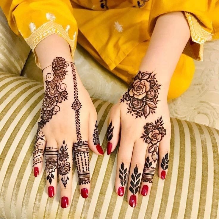 chand mehndi design