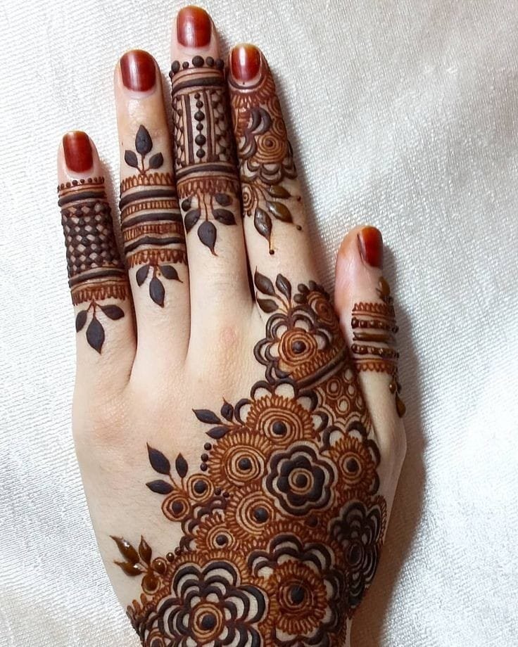 arabic mehndi design easy