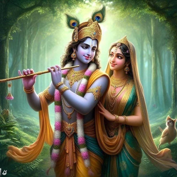 radha krishna dp cute pic