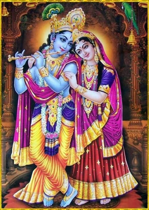 radha krishna images child