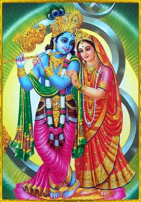 radha krishna images child