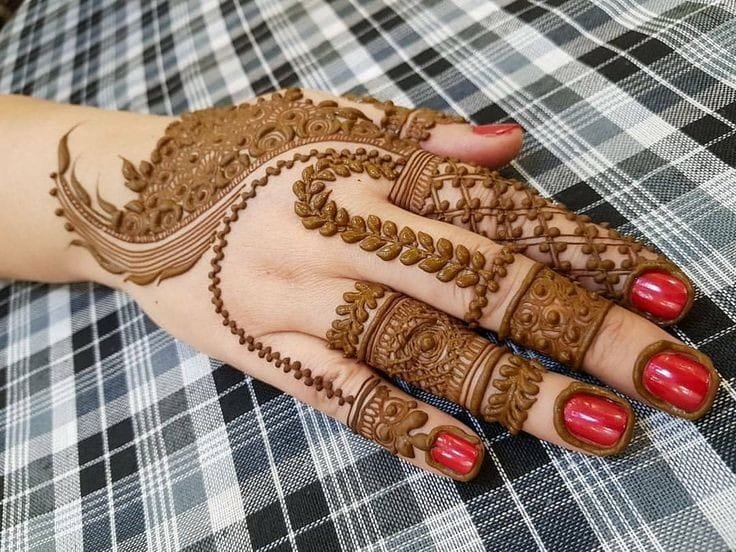 mehndi design easy and beautiful