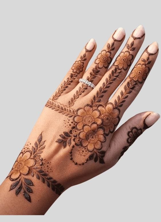 simple mehndi design