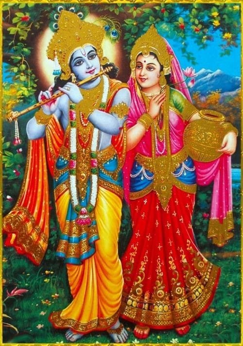 radha krishna images cartoon hd