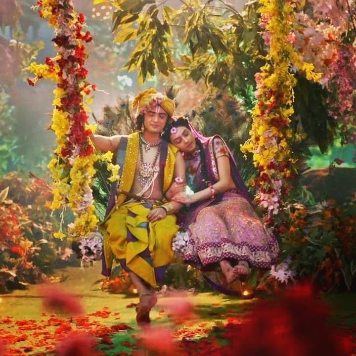 radha krishna serial images romantic