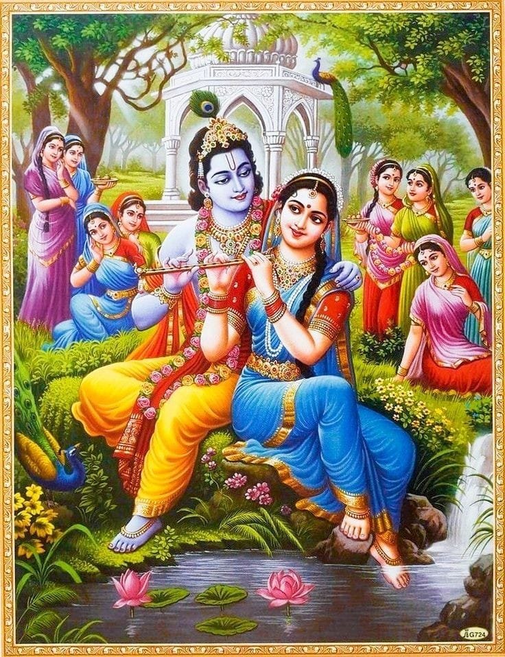 radha krishna images background