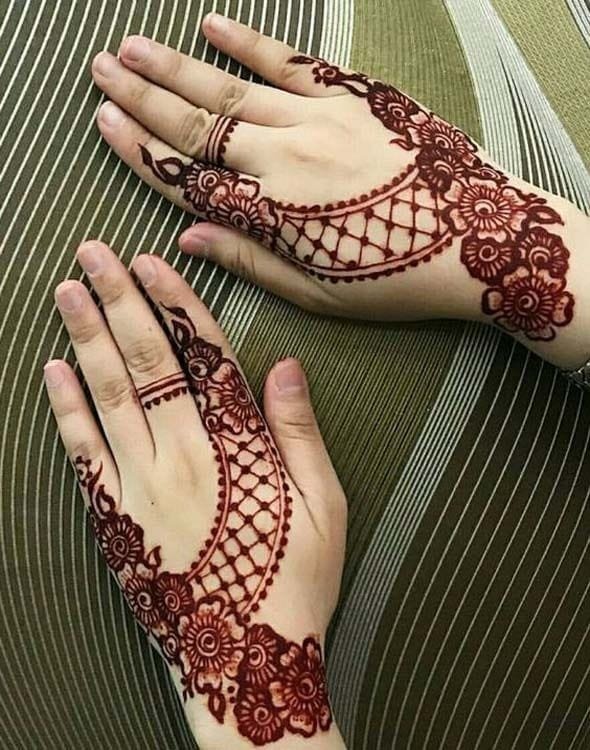 easy mehndi design