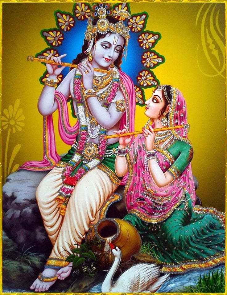 radha krishna beautiful image