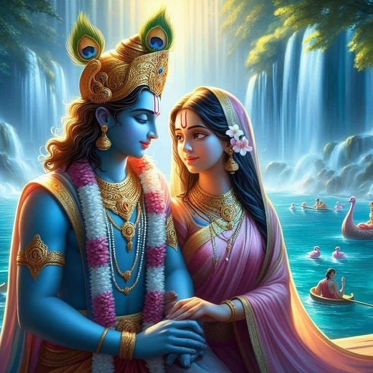 romantic radha krishna dp