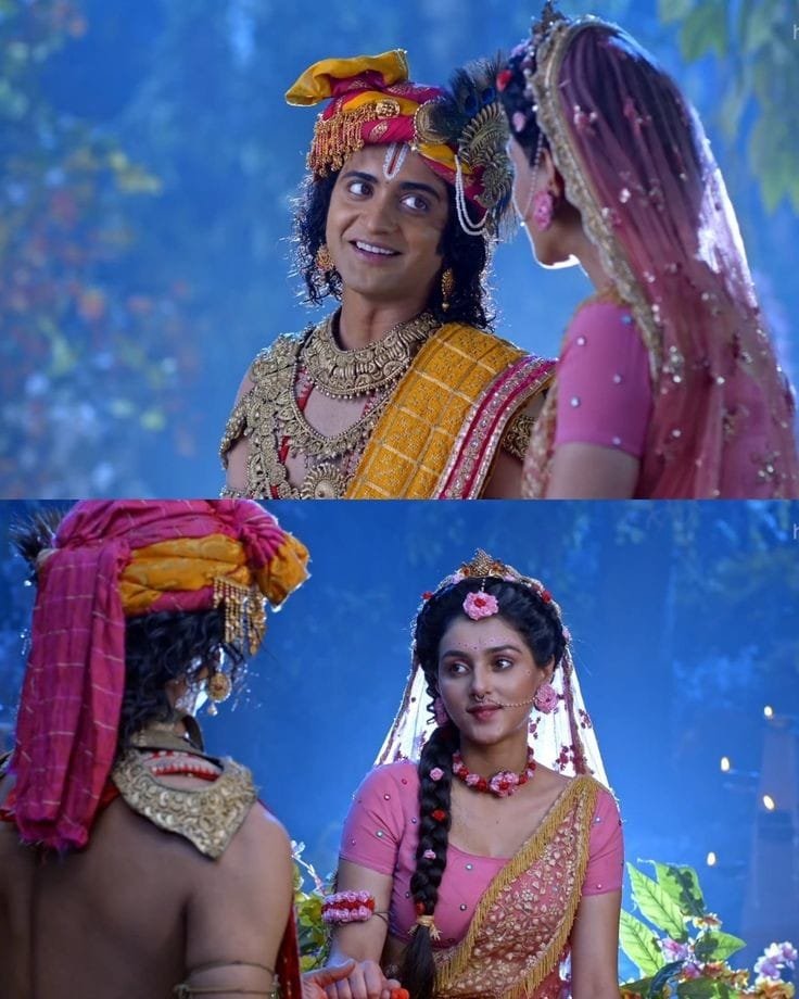 radha krishna serial real images