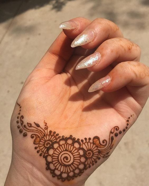 mehndi design easy and beautiful back hand