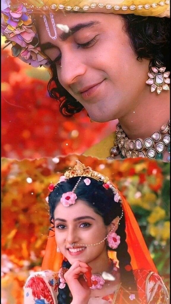 radha krishna serial real images