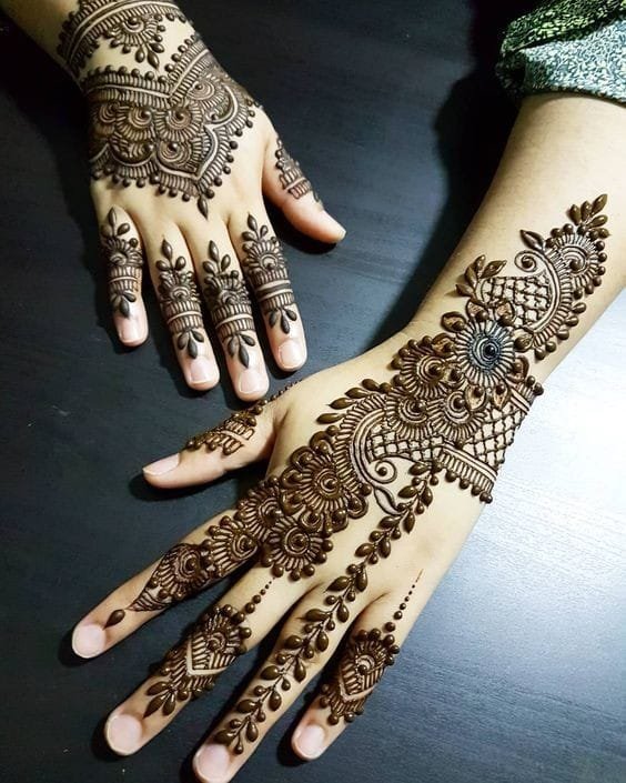 simple mehandi design