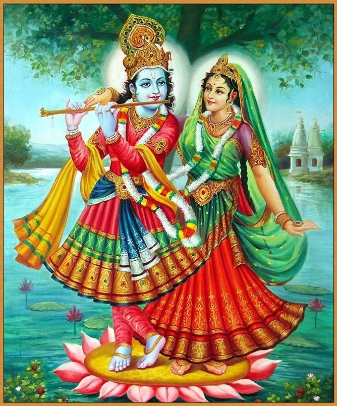 radha krishna images animated