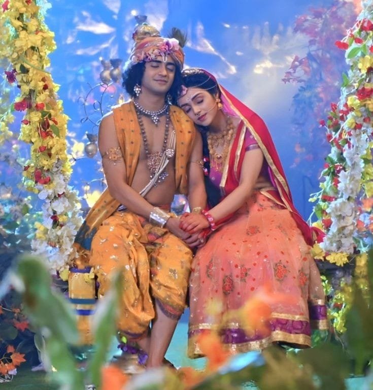 radha krishna serial romantic photos