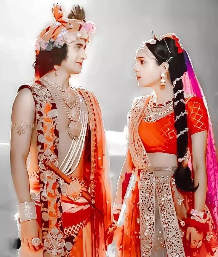 beautiful radha krishna serial images