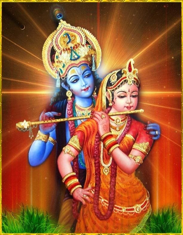 shri krishna radha image