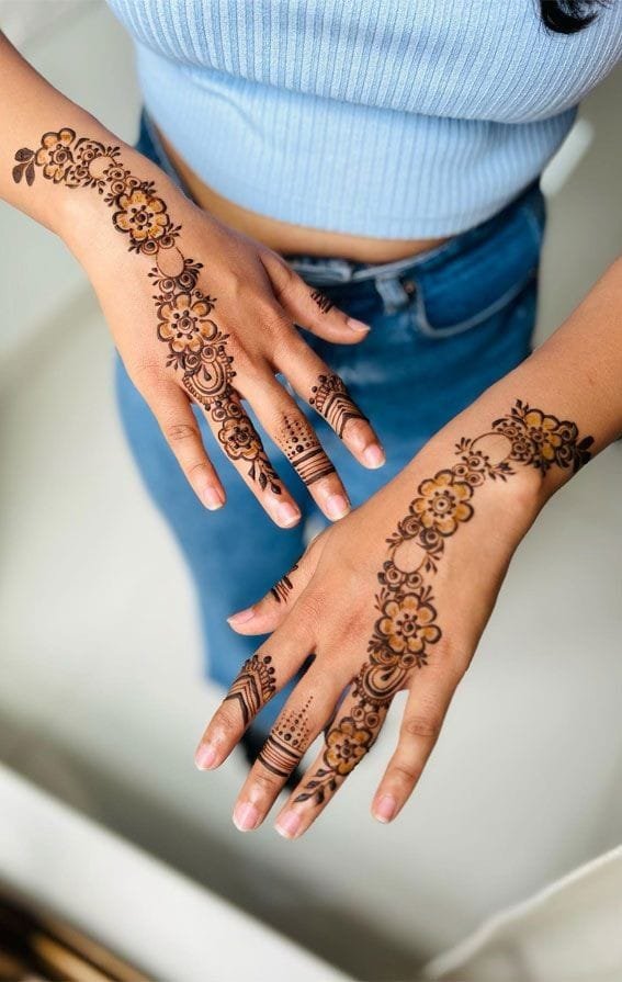 easy mehandi design