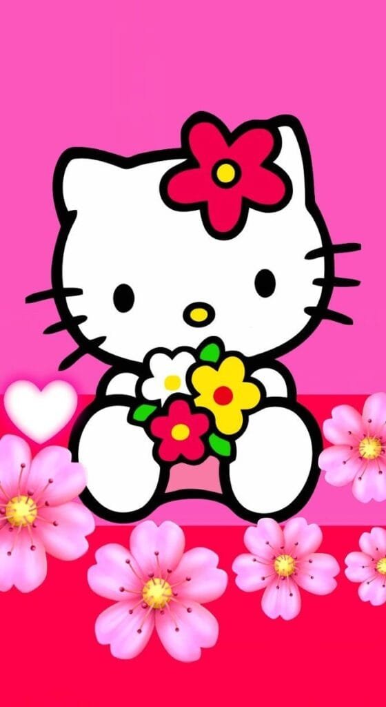 hello kitty picture to color