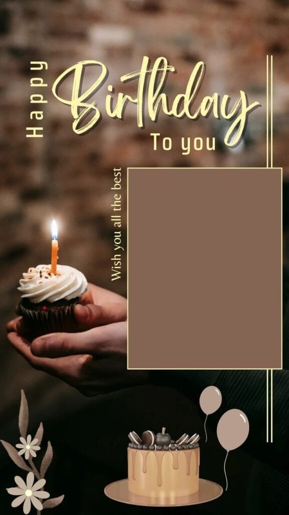 birthday photo frame app download