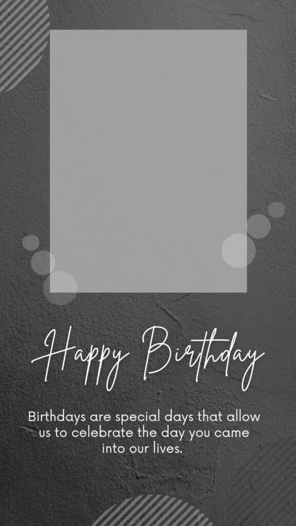 birthday photo frame app install